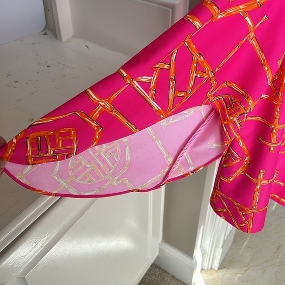 Jude Connally Daniella Top in Ruby Bamboo Lattice Size XS - Picture 9 of 10